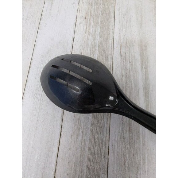 Tupperware #1 Serving Slotted Spoon Black 12" Utensil Kitchen #1815 - Picture 5 of 7